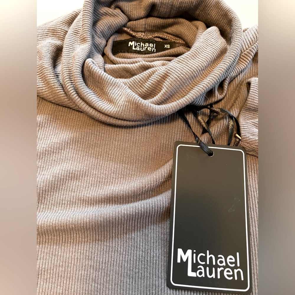 Michael Lauren Nero Turtleneck XS NWT - Picture 3 of 7
